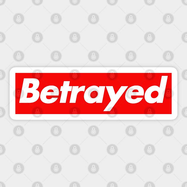 Betrayed Sticker by skittlemypony